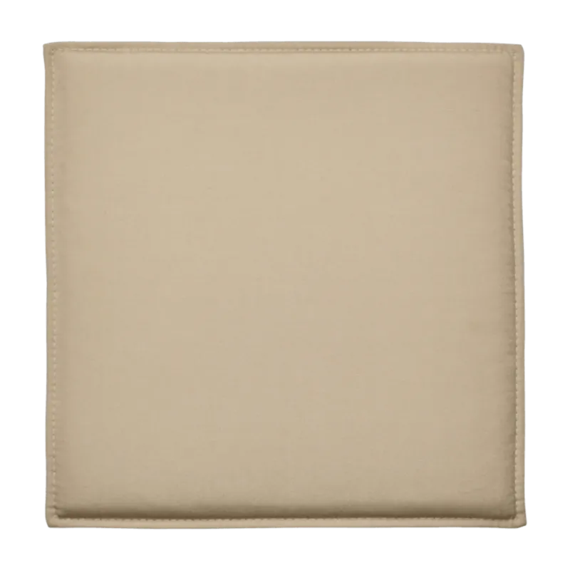 Coussin d'assise carré beige pour chaise dapple 39,5x37x2,5cm Dapple - Ferm living - The Cool Republic