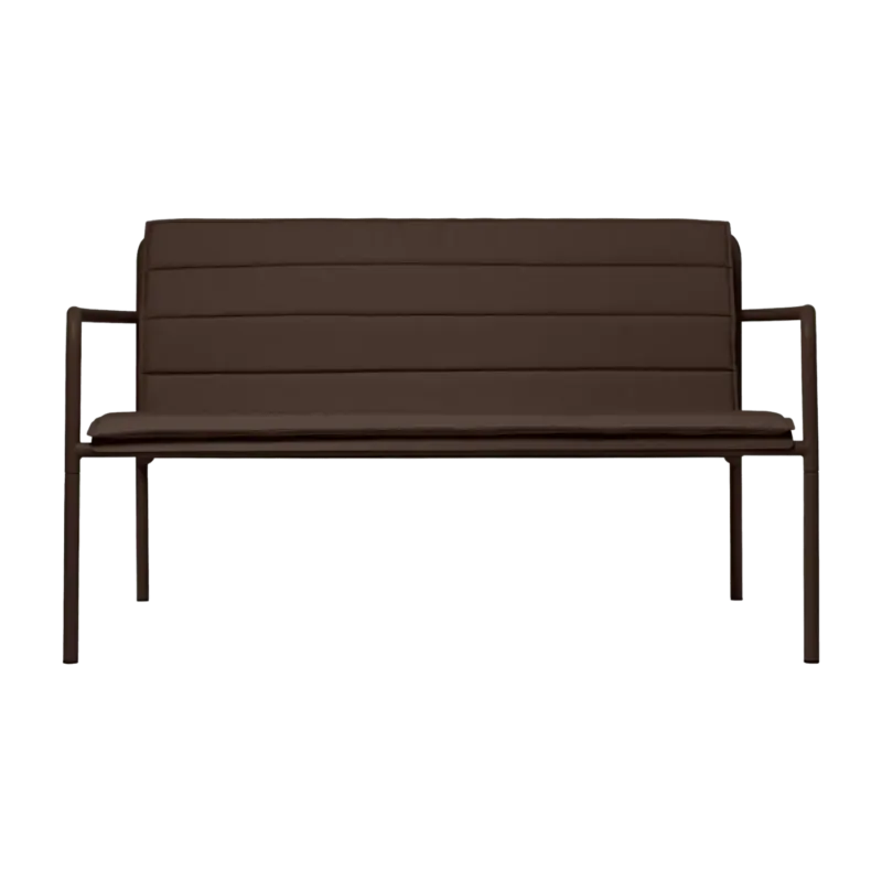 Coussin d'assise marron pour banc dapple deux places 115x101x2,5cm Dapple - Ferm living - The Cool Republic