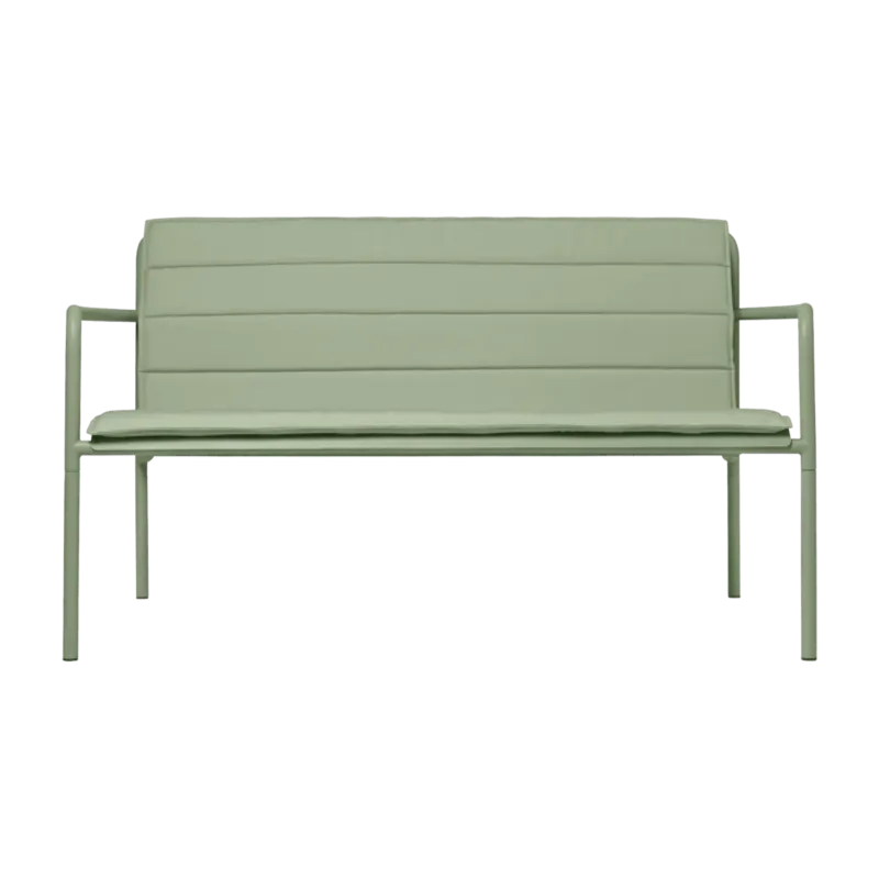 Coussin d'assise vert pour banc dapple deux places 115x101x2,5cm Dapple - Ferm living - The Cool Republic