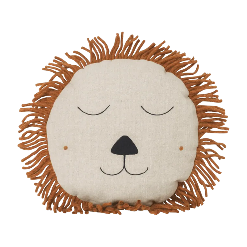 Coussin lion Safari - Ferm Living - The Cool Republic