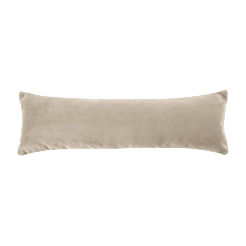 Coussin rectangulaire en velours beige Bean - Emko - The Cool Republic