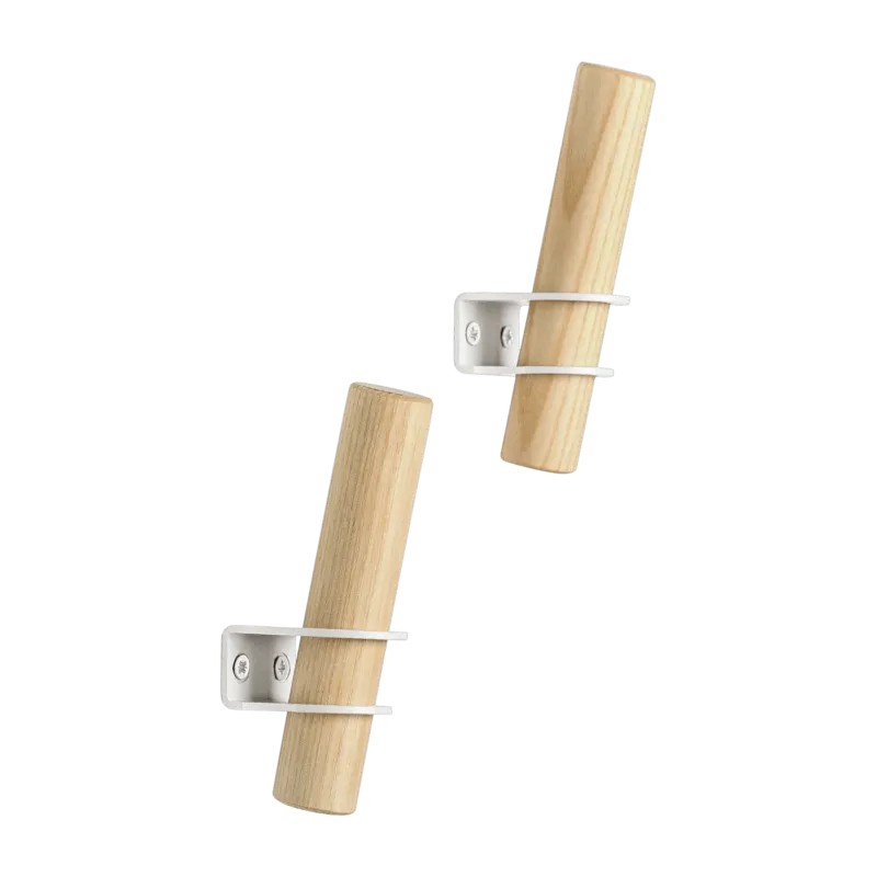 Crochets torche blancs set de 2 - Emko - The Cool Republic