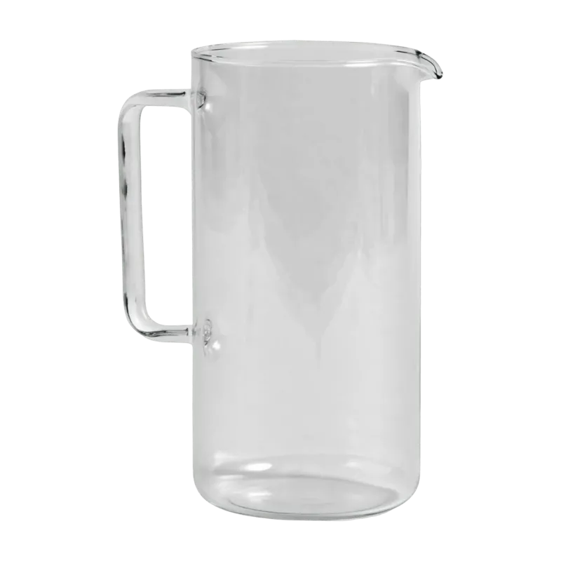 Cruche en verre borosilicate transparent 2 L Glass Jug - HAY - The Cool Republic