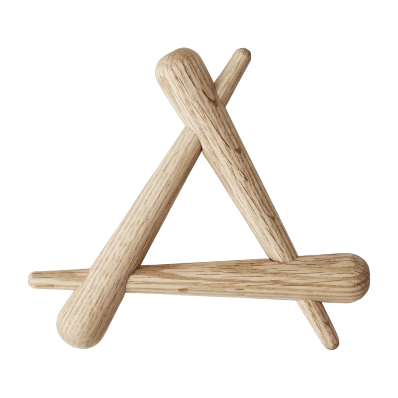Dessous de plat en chêne 20x18x3cm Timber Oak - Normann Copenhagen - The Cool Republic