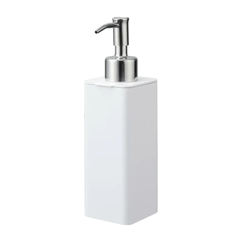 Distributeur de savon blanc slim Tower - Yamazaki - The Cool Republic