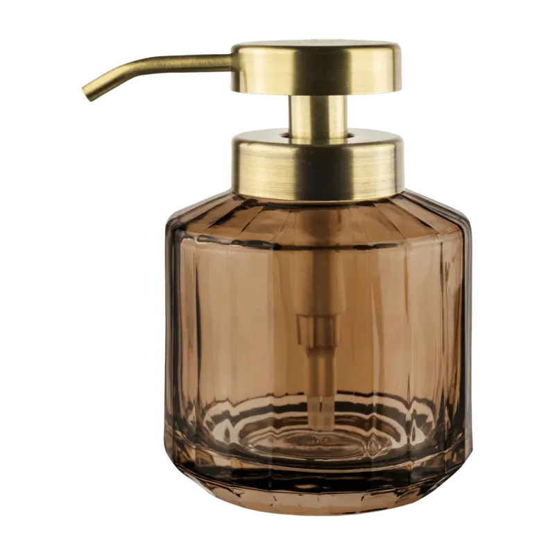 Distributeur de savon en verre marron 14 cm VISION - Mette Ditmer - The Cool Republic