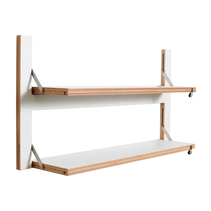 Double étagère modulable blanche 80 x 40 cm Fläpps - Ambivalenz - The Cool Republic