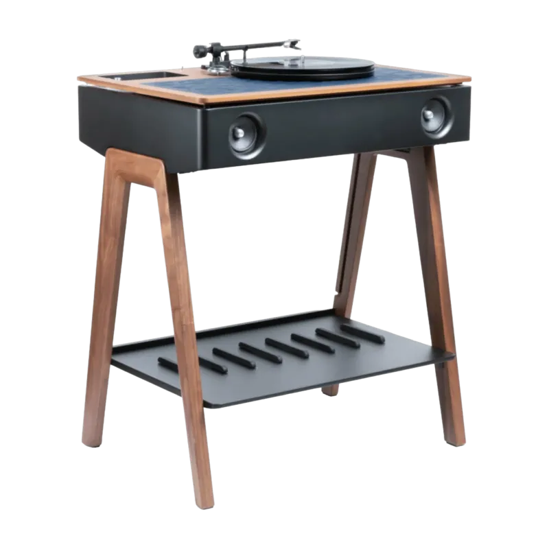 Enceinte en noyer et cuir édition limitée LX Platine SupaKitch - La Boite concept - The Cool Republic