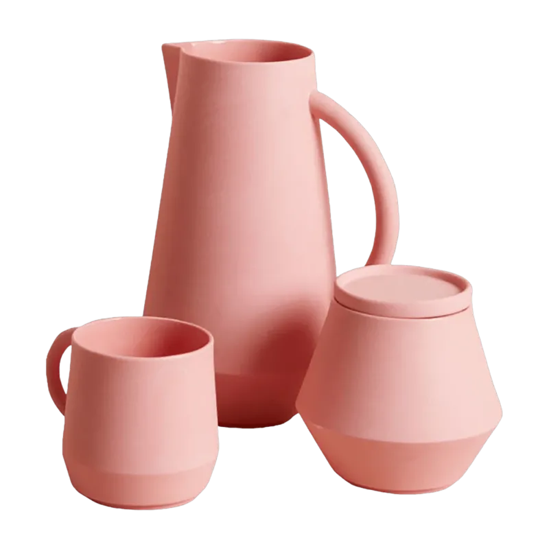 Ensemble rouge Unison Ceramic - Schneid - The Cool Republic