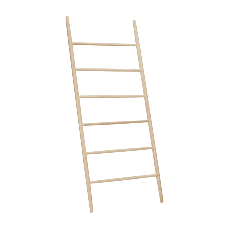 Etagère échelle en chêne Lean - Hübsch - The Cool Republic
