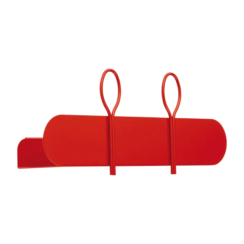 Etagère en métal rouge Balloon 45 - Meme Design - The Cool Republic