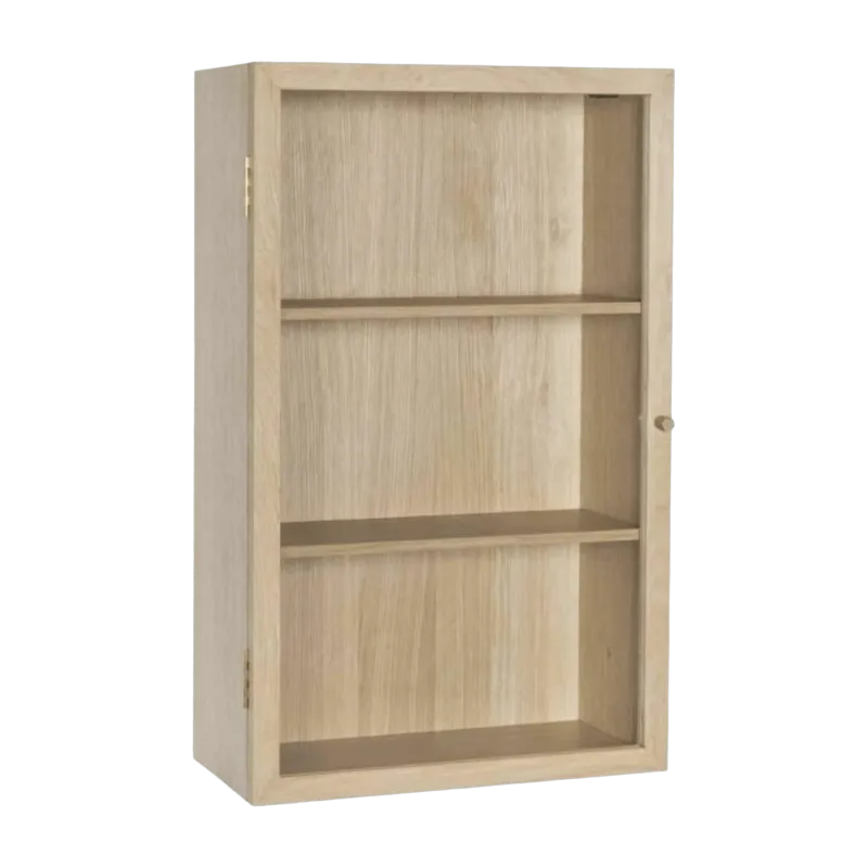 Étagère murale 2 tablettes en chêne 80 x 50 cm - HÜbsch - The Cool Republic