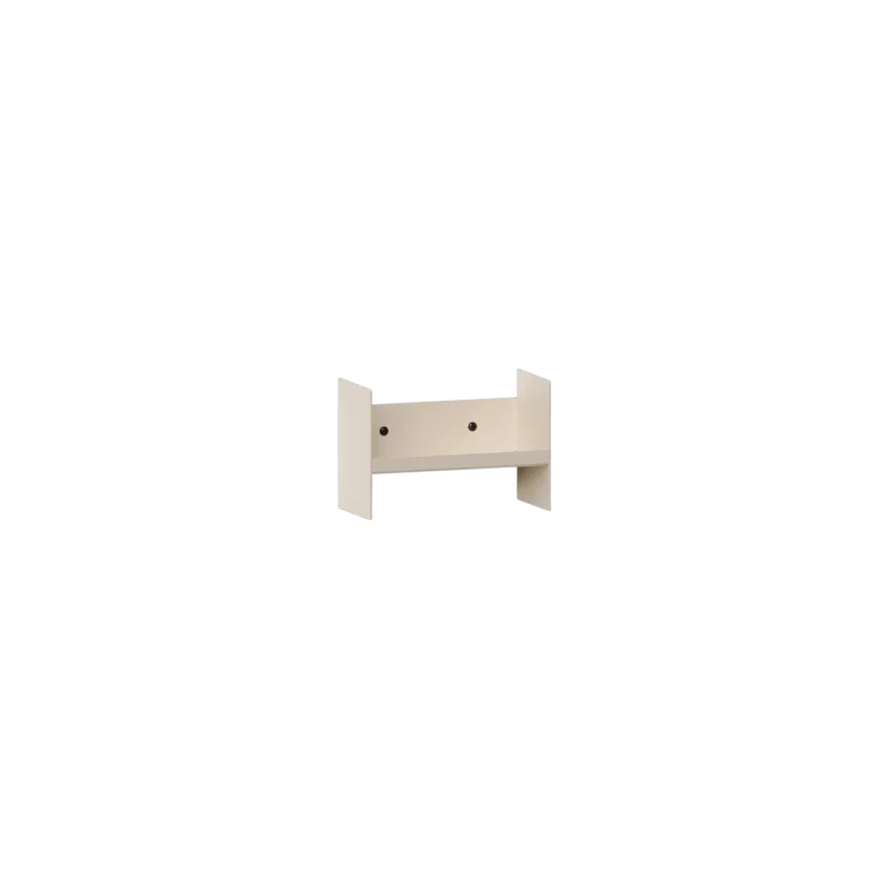 Etagère murale en acier blanc crème 20x10cm Pli slim - TIPTOE - The Cool Republic