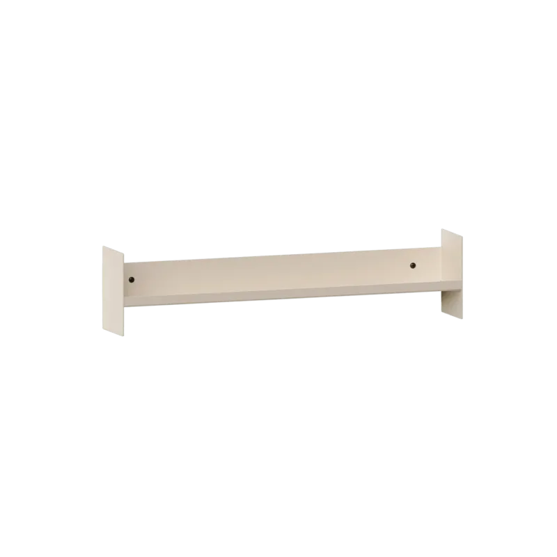 Etagère murale en acier blanc crème 60x10cm Pli slim - TIPTOE - The Cool Republic