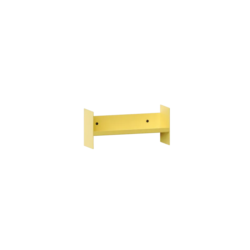 Etagère murale en acier jaune de naples 30x10cm Pli slim - TIPTOE - The Cool Republic