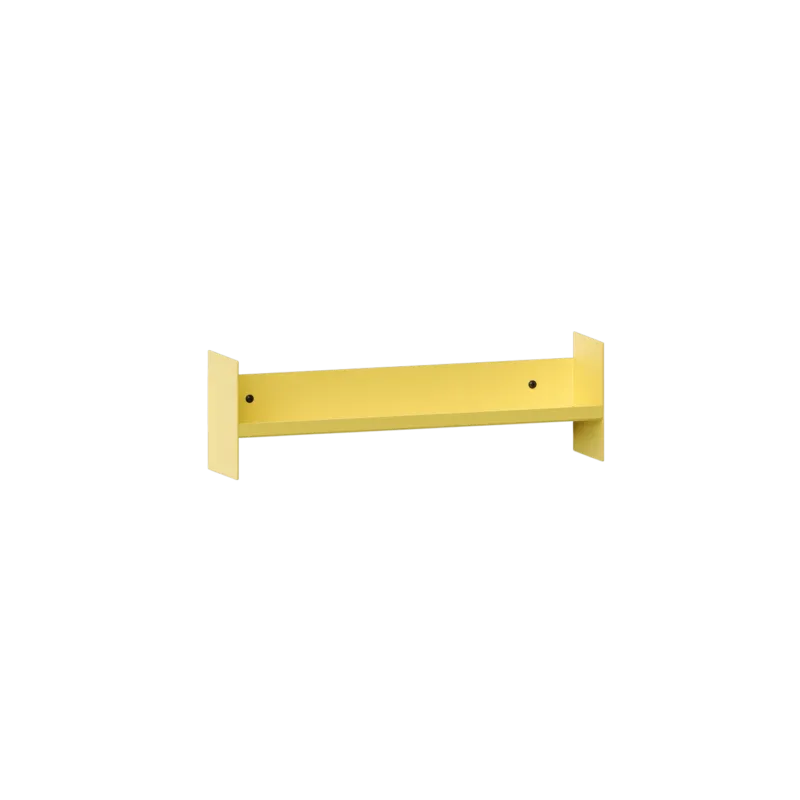 Etagère murale en acier jaune de naples 45x10cm Pli slim - TIPTOE - The Cool Republic