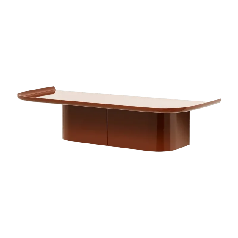Étagère murale en aluminium rouge brique M Korpus - HAY - The Cool Republic
