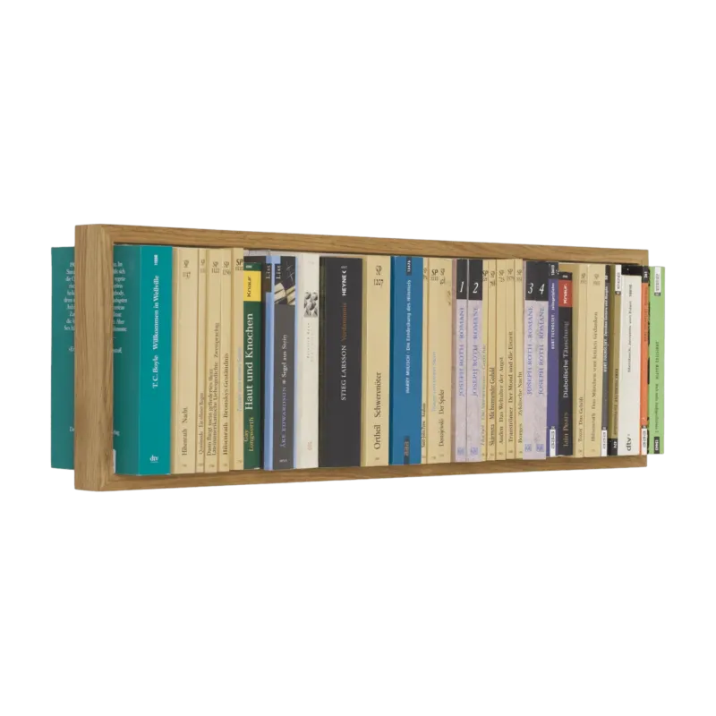 Etagère murale en bois de chêne naturel 22,3x69x9cm B3 - Das kleine b - The Cool Republic