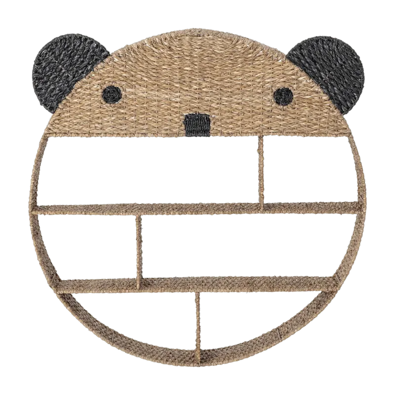 Etagères en fibres naturelles ourson pour enfants - Bloomingvillle Mini - The Cool Republic