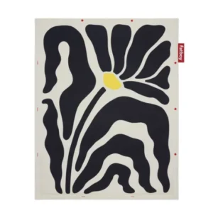 Tapis d'extérieur en thermoplastique noir 140x180cm Flying - Fatboy