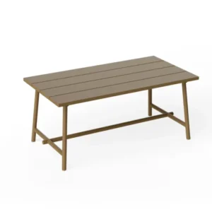 Table d'extérieur en aluminium marron 170x90x76cm Fred's - Fatboy