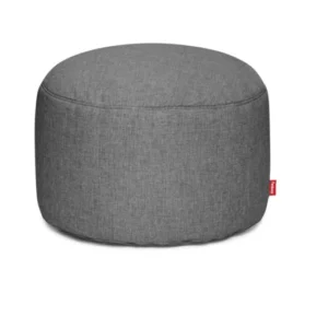 Pouf rond en polyester gris foncé 70x40cm Point Large - Fatboy