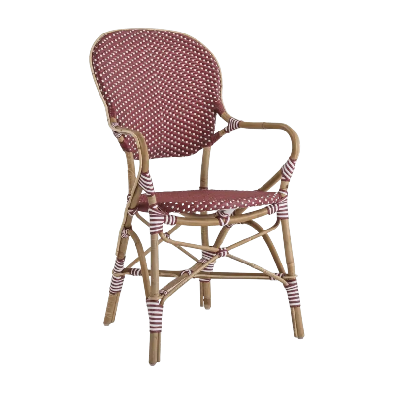 Fauteuil bistrot rouge Isabelle - Sika Design - The Cool Republic