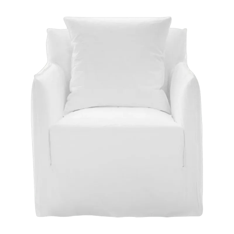 Fauteuil blanc Ghost 05 - Gervasoni - The Cool Republic
