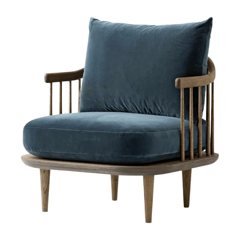 Fauteuil bleu SC10 Fly - &tradition - The Cool Republic