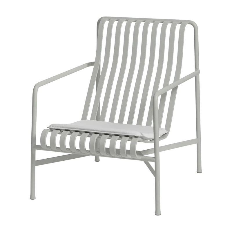 Fauteuil de jardin lounge en métal gris 73x88cm Palissade - HAY - The Cool Republic