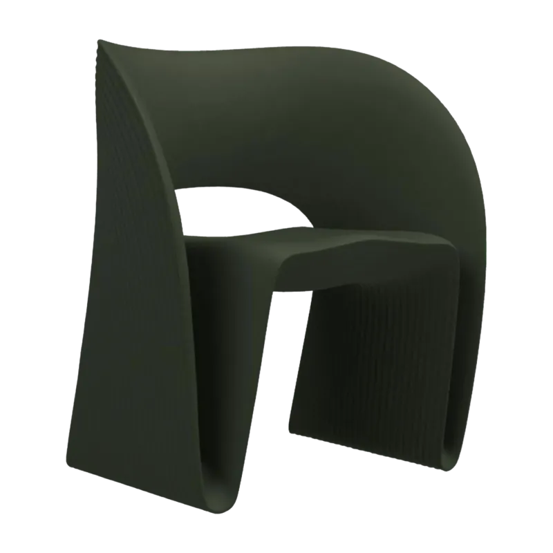 Fauteuil design vert olive Raviolo - Magis - The Cool Republic