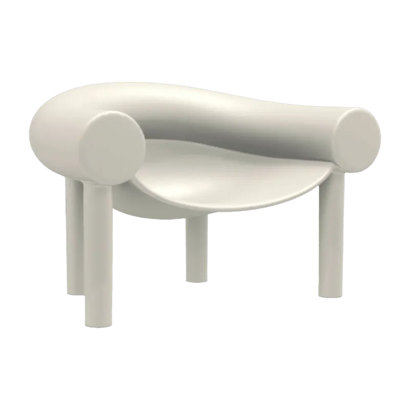 Fauteuil d'extérieur blanc Sam Son - Magis - The Cool Republic
