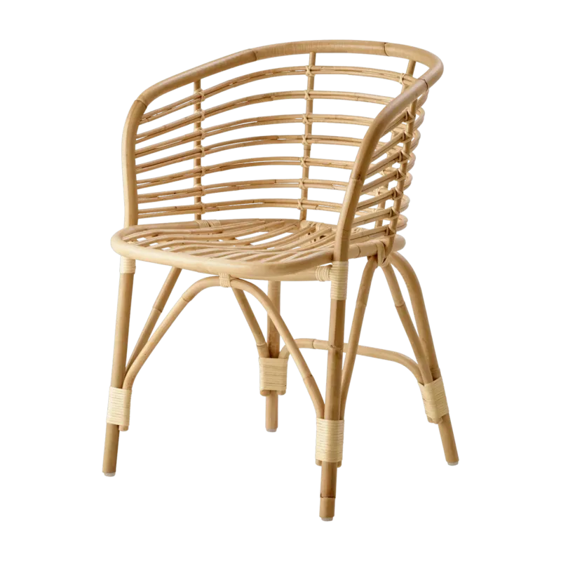 Fauteuil d'intérieur en rotin naturel Blend - Cane-Line - The Cool Republic