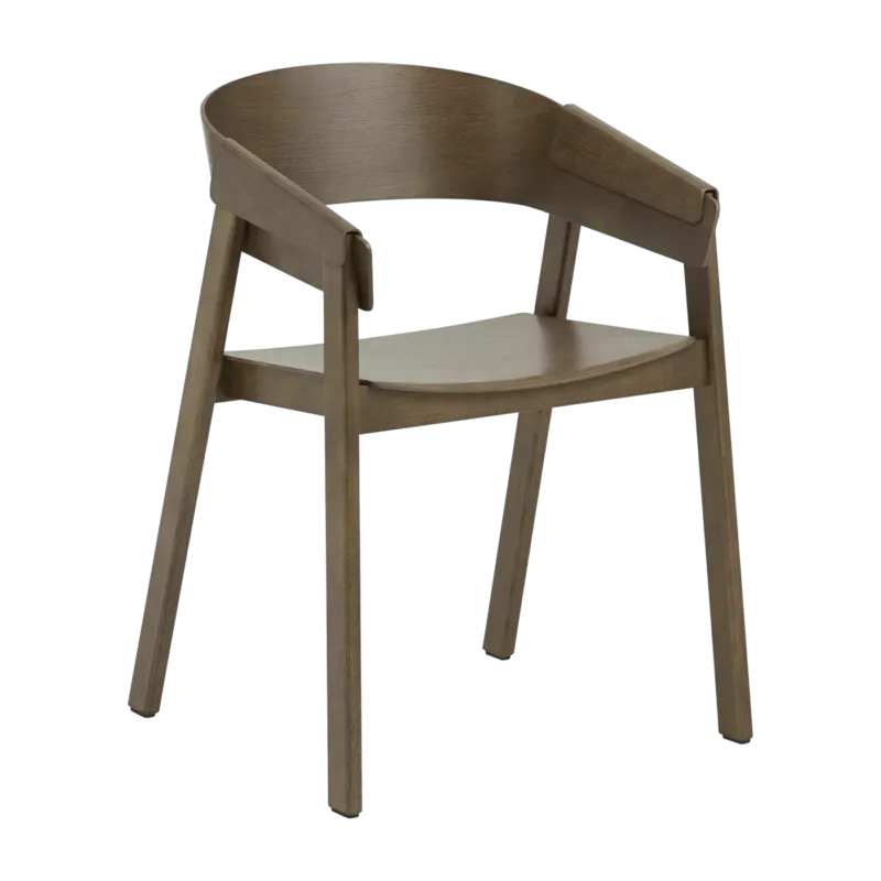 Fauteuil en chêne foncé Cover - Muuto - The Cool Republic