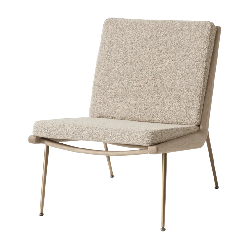 Fauteuil en chêne Karakorum 003 HM1 Boomerang - &tradition - The Cool Republic