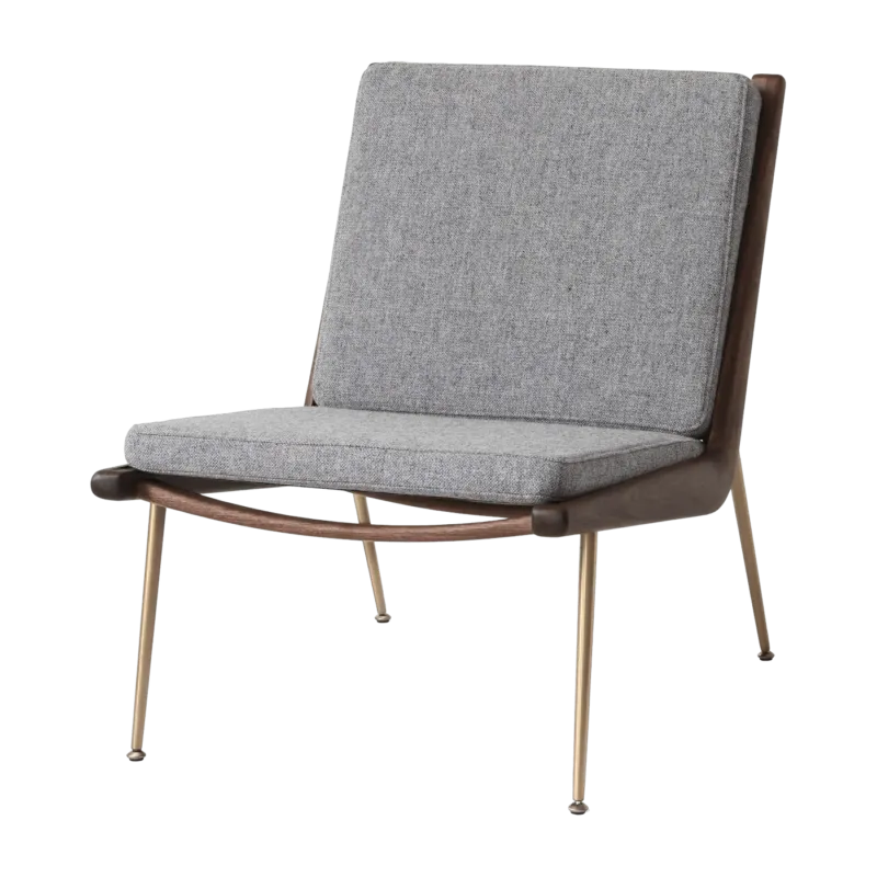 Fauteuil en noyer Hallingdal 130 HM1 Boomerang - &tradition - The Cool Republic