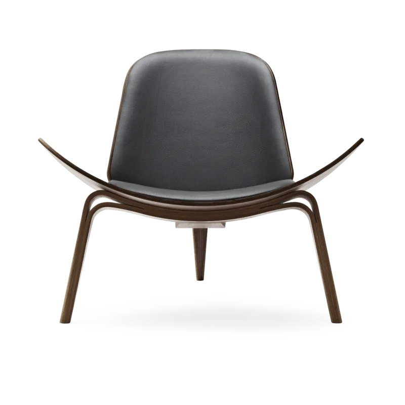 Fauteuil en noyer huilé et assise thor 301 74cm CH07 - Carl Hansen & Søn - The Cool Republic