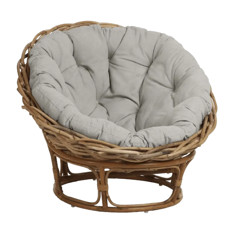 Fauteuil en rotin avec coussin Mexico - KOK - The Cool Republic
