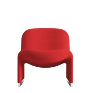 Fauteuil en tissu rouge Alky - Anonima Castelli - The Cool Republic