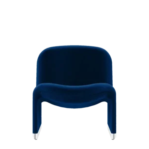 Fauteuil en velours bleu marine Alky - Anonima Castelli - The Cool Republic