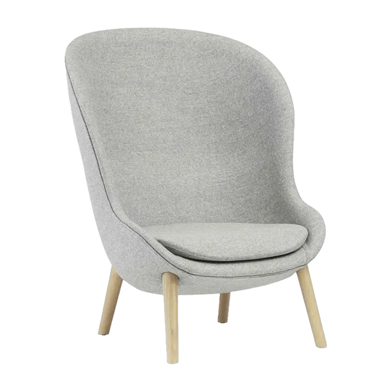 Fauteuil Hyg Lounge Chair High Oak - Normann Copenhagen - The Cool Republic