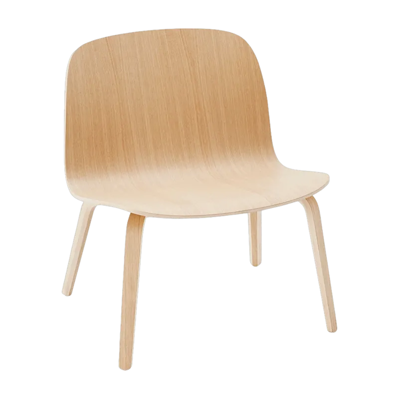 Fauteuil lounge chêne Visu - Muuto - The Cool Republic