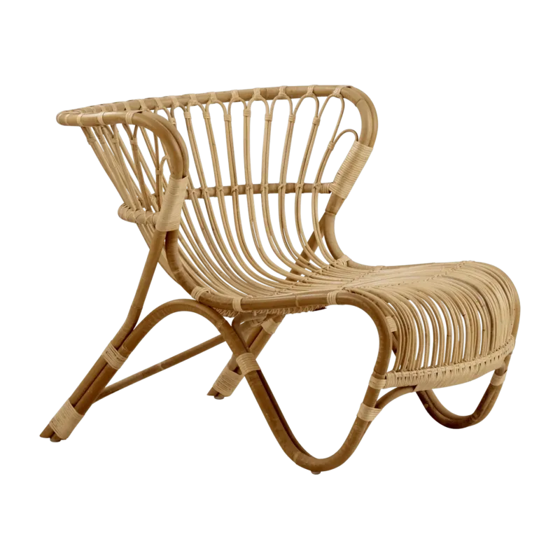 Fauteuil lounge en rotin Fox - Sika Design - The Cool Republic