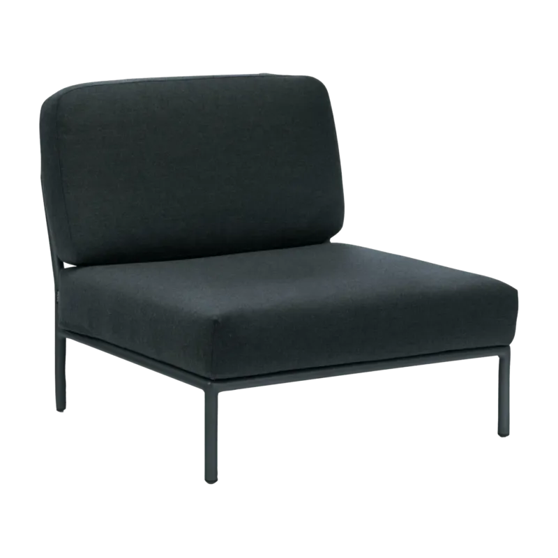 Fauteuil lounge gris suie LEVEL - Houe - The Cool Republic