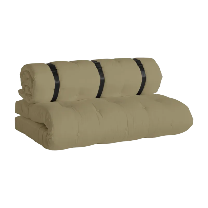 Futon canapé de jardin dépliable beige Buckle-up - Karup Design - The Cool Republic