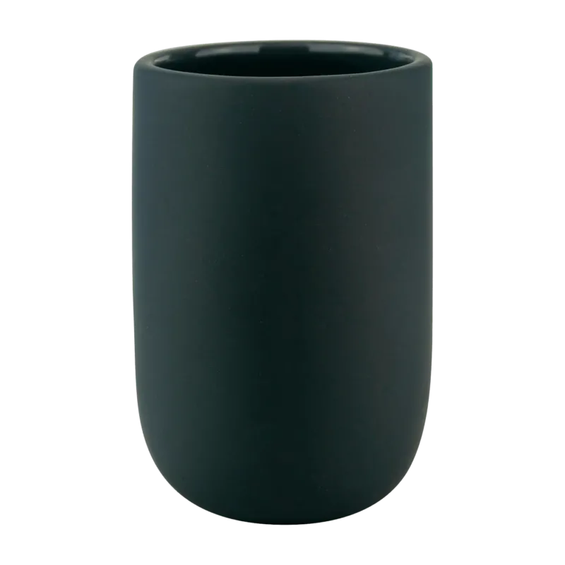 Gobelet en céramique gris anthracite Lotus - Mette Ditmer - The Cool Republic