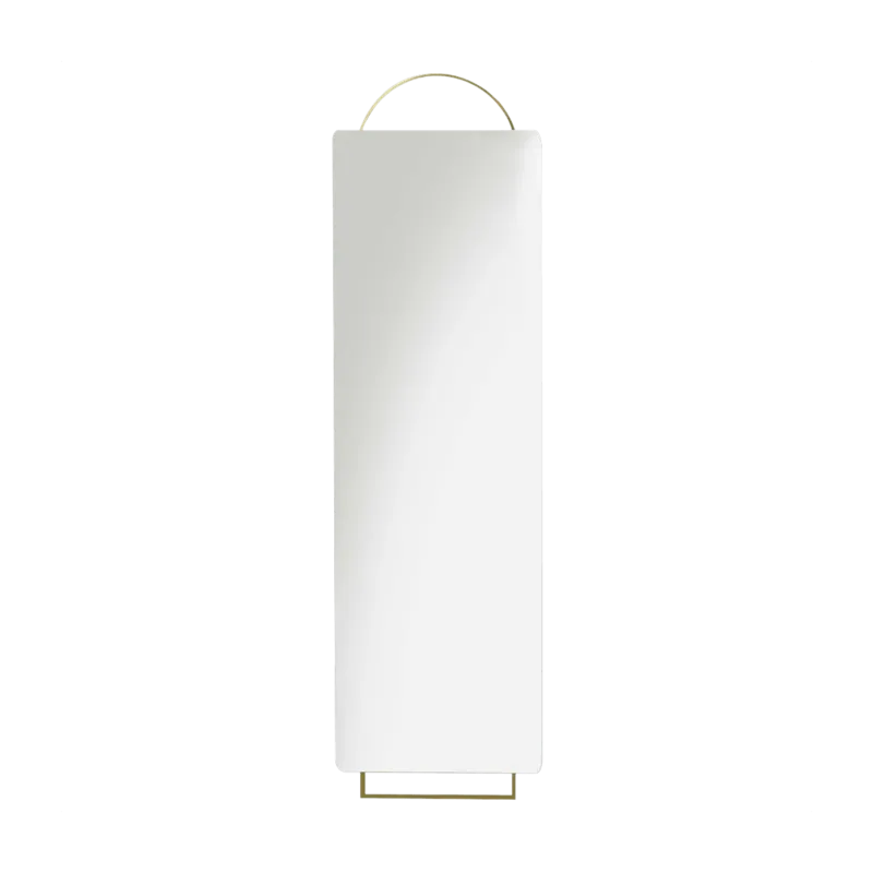 Grand miroir en fer couleur laiton 45 x 159 cm Adorn - Ferm Living - The Cool Republic