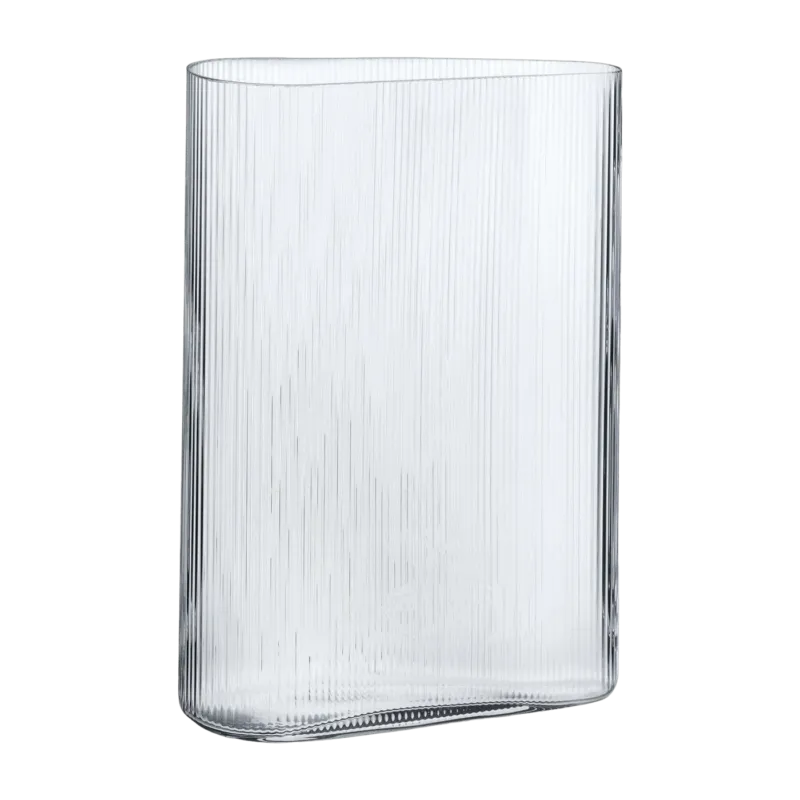 Grand vase en cristal Mist Clear - Nude Glass - The Cool Republic
