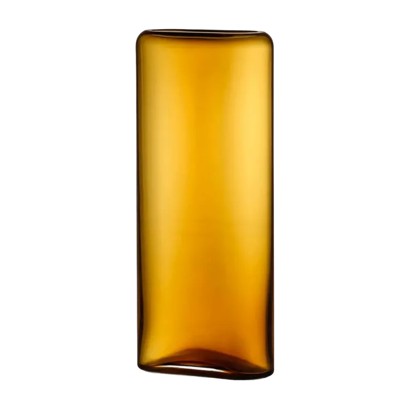 Grand vase orange transparent Layers - Nude Glass - The Cool Republic