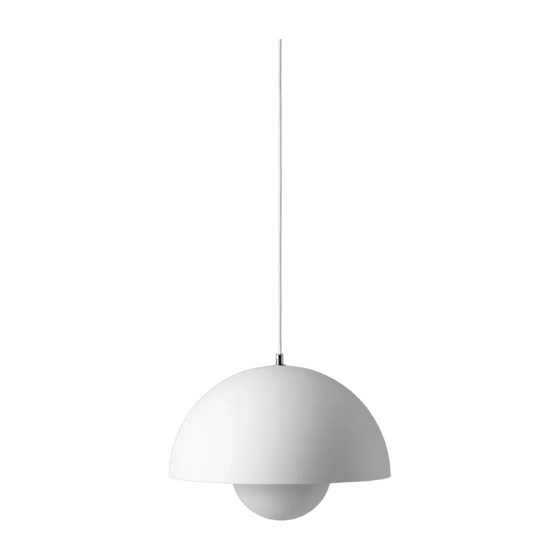 Grande suspension blanc mat Flowerpot VP7 - &tradition - The Cool Republic